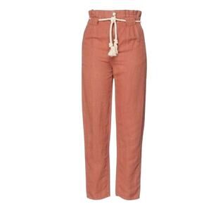 Veronica Beard Jeans Karter Pleated Crop Pant Size 4 Mocha